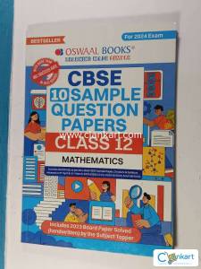 Oswaal CBSE Sample Paper Class 12 Mathematics 2024