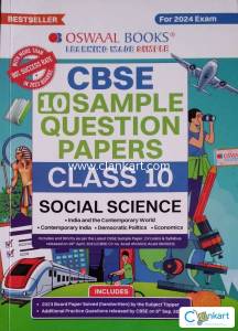 Oswaal CBSE Sample Papers Class 10 Social Science