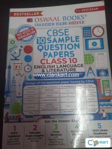 Oswaal CBSE Sample Question Paper Class 10 English Language Literature