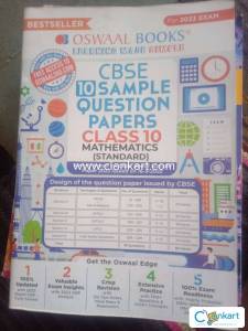 Oswaal CBSE Sample Question Papers Class 10 Mathematics