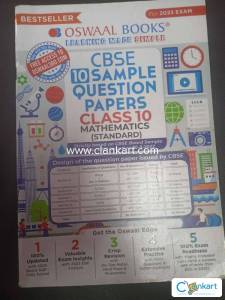 Oswaal CBSE Sample Question Papers Class 10 Mathematics Standard Book