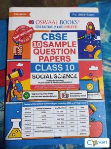 Oswaal CBSE Sample Question Papers Class 10 Social Science Book