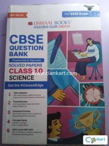 Oswaal CBSE Science class 10 Question bank solved papers