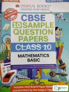 Oswaal CBSE class 10 Sample Question Paper Mathematics Basic