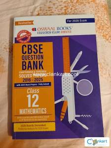 Oswaal CBSE class 12 Mathematics Question Bank