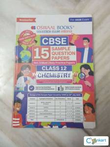 Oswaal CBSE class 12 sample question papers (Physics, Maths,chemistry)