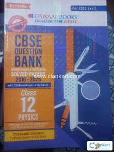 Oswaal CBSE question bank for Physics