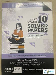 Oswaal Class 12 CBSE 10 Years Solved Papers (PCM+Eng+ CS+Phy Edu)
