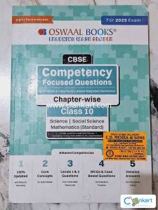 Oswaal Competency Focused Question Bank (Sci,Math,Sst))