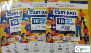 Oswaal Cuet- 10 Mock Test Papers Full Commerce Domain(Acc, Eco,B.S)
