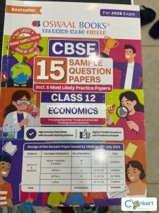 Oswaal Economics Sample Papers Book for class 12