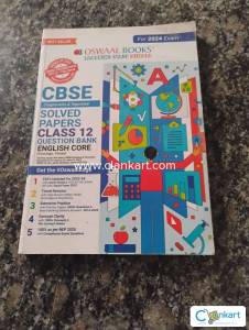 Oswaal English Core-CBSE Solved Papers -Class 12 Question Bank