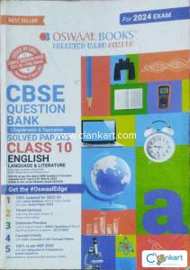 Oswaal English Question bank For 2024 Class 10 students