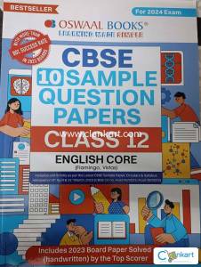 Oswaal English Sample Paper - 12th CBSE Board