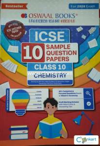 Oswaal ICSE 10 Sample Question Papers Class 10 Chemistry for Board Exa