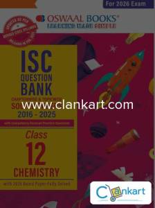 Oswaal ISC Chemistry Question Bank Class 12