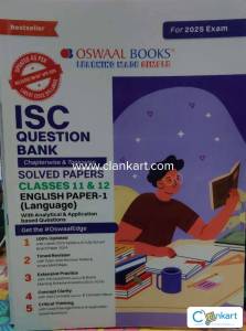 Oswaal ISC Question Bank Class 12 English Paper 1 (Language) (2024-25
