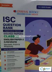 Oswaal ISC Question Bank Class 12 English Paper 2 (Literature)