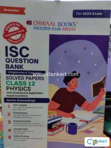 Oswaal ISC Question Bank Class 12 Physics (2024-25 Edition)