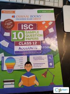 Oswaal Isc 10 sample question papers glass 12 accounts