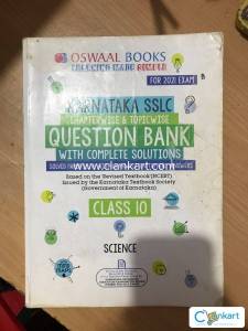 Oswaal Karnataka SSLC Class 10 Science Question bank