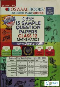 Oswaal Mathematics 15 Sample Question Papers