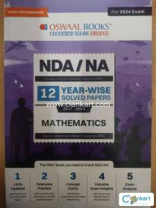 Oswaal NDA/NA 12 year solved papers Maths
