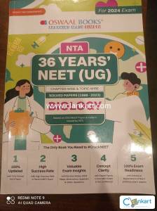 Oswaal NTA 36 Years' NEET (UG) for Biology