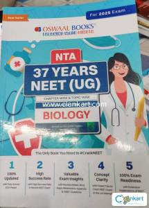 Oswaal NTA 37 years NEET pyqs (BIOLOGY)