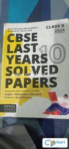 Oswaal Question Bank for  class 10.It includes questions of 4 subject.