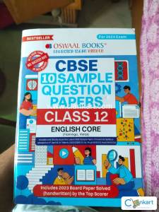 Oswaal Sample Paper Class 12th English Core (2023)