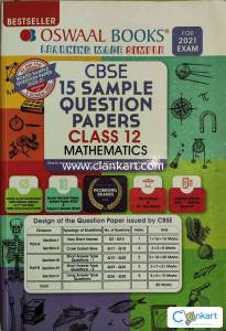 Oswaal Sample Papers for Class 12 bundle (Mathematics & Chemistry)