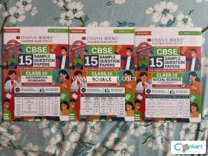 Oswaal Sample Question Papers Books Class 10th set(Maths, Science,Sst)