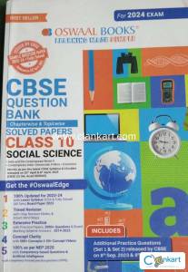Oswaal Social Science CBSE Question Bank for Class 10 (2024)