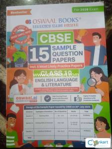 Oswaal books CBSE 15 sample question papers of class 10th English