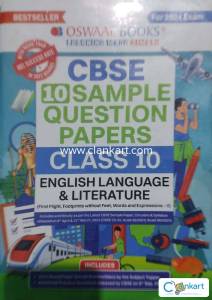 Oswaal books. Sample paper of English class 10th