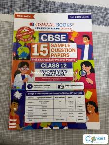 Oswaal books cbse class 12th informatics practices 15 sample question