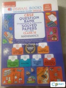 Oswaal books cbse question solved papers class 12 mathematics