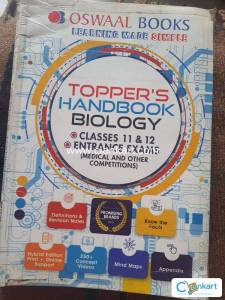 Oswaal books topper's handbook biology 11 and 12