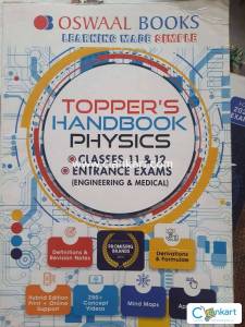 Oswaal books topper's handbook physics 11 and 12