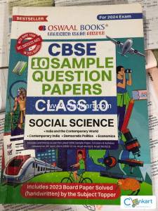 Oswaal cbse 10 sample question papers for class 10, social science