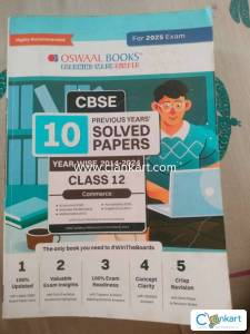 Oswaal cbse 10 years' solved papers class 12 commerce