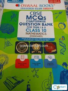 Oswaal cbse mcqs chapterwise question bank maths for class 10