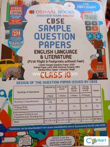 Oswaal cbse sample questions paper English for class 10