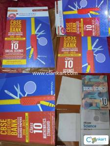 Oswaal class 10( 4 question bank )and exam idea   and arihant science