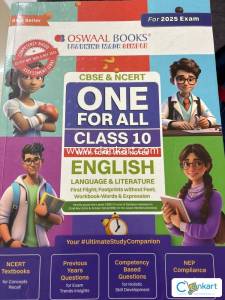 Oswaal class 10 English language and literature