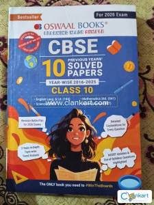 Oswaal class 10th previous year question book