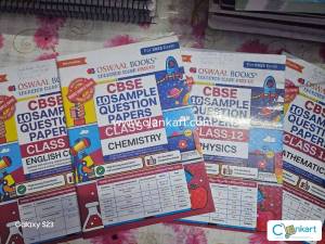 Oswaal class 12 CBSE 10 sample paper Maths Physics English Chemistry