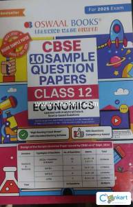 Oswaal economics  book for class 12 cbse