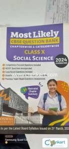 Oswaal most likely question bank of social for class 10th